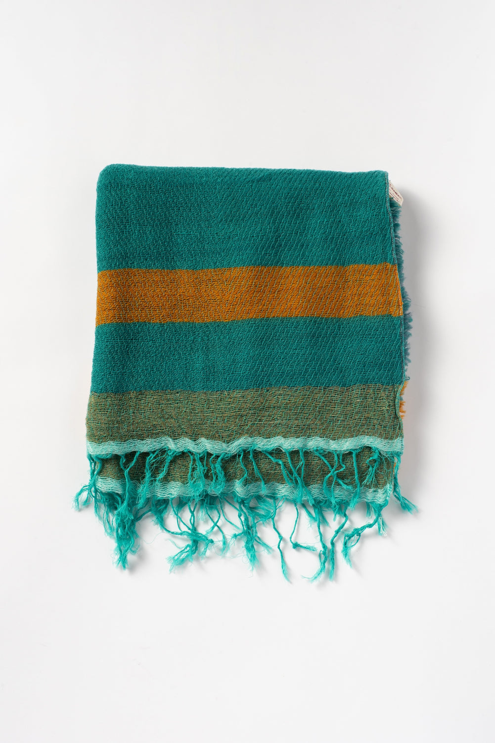 ROOTS Shawl Small Wool Cotton 10