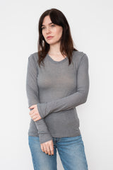Hi-Soft Jersey L/S T-Shirt, Gray