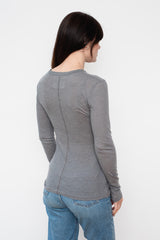 Hi-Soft Jersey L/S T-Shirt, Gray