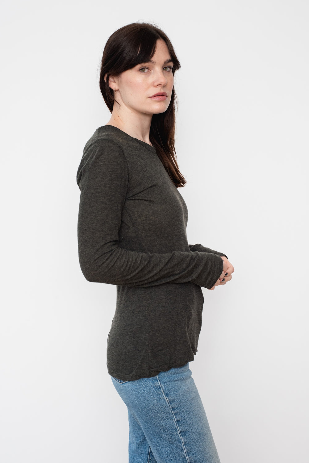 Hi-Soft Jersey L/S T-Shirt, Black