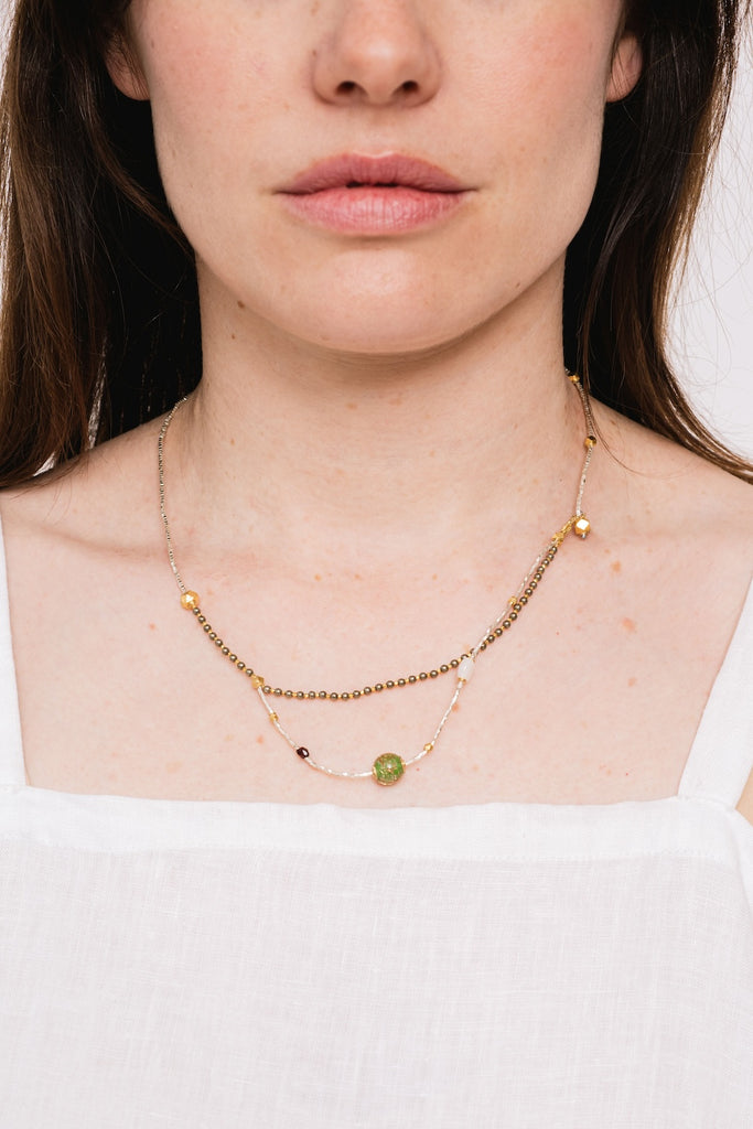 Necklace tan-07