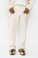 Woven Yukizarashi Sashiko Jeans, Natural