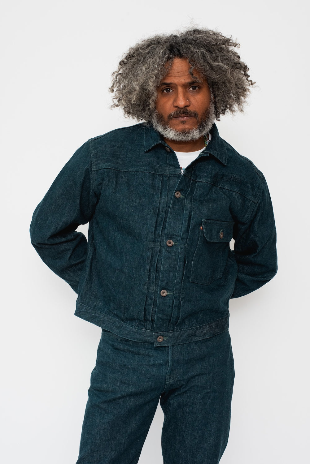 No. 4 Plant Dyed Denim 1st JACKET Unisex