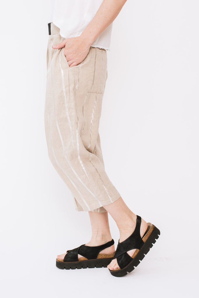 専用 KAPITAL / cotton linen amish pants M Kapital Clown Pants M Beige Cotton Linen Switch Japan Used