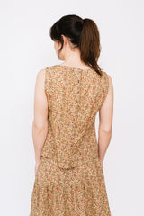 Sleeveless Liberty Print Top