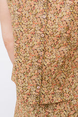 Sleeveless Liberty Print Top