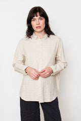 Organic Cotton Long Sleeve Shirt, Natural