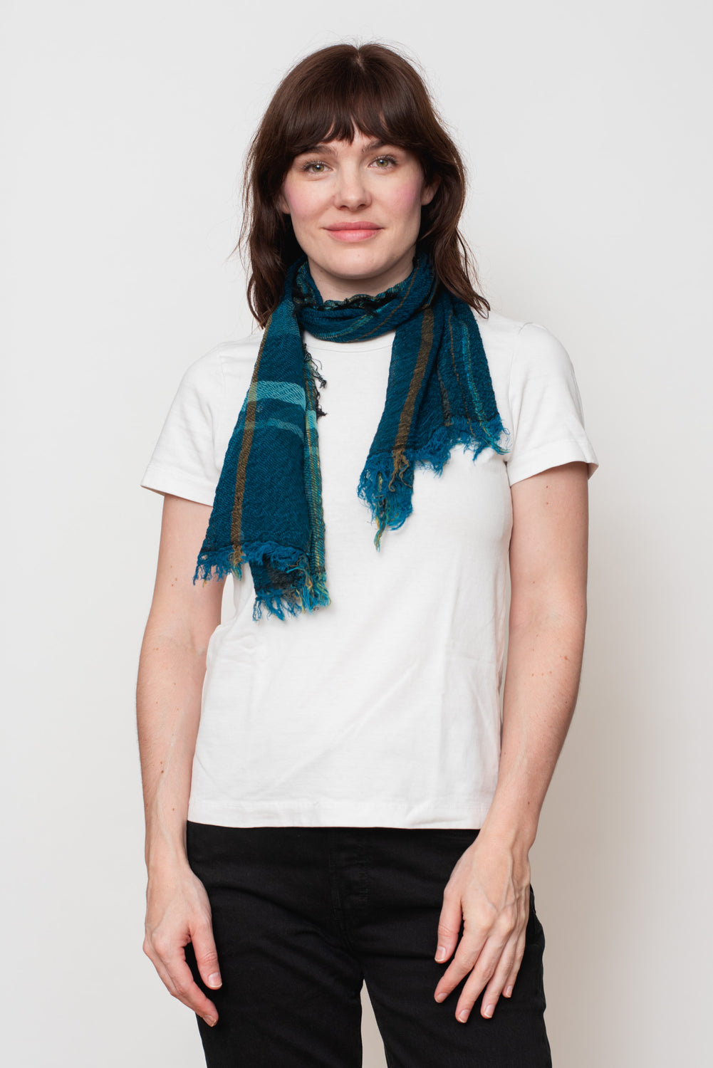 Woven Cotton Small Shawl 21