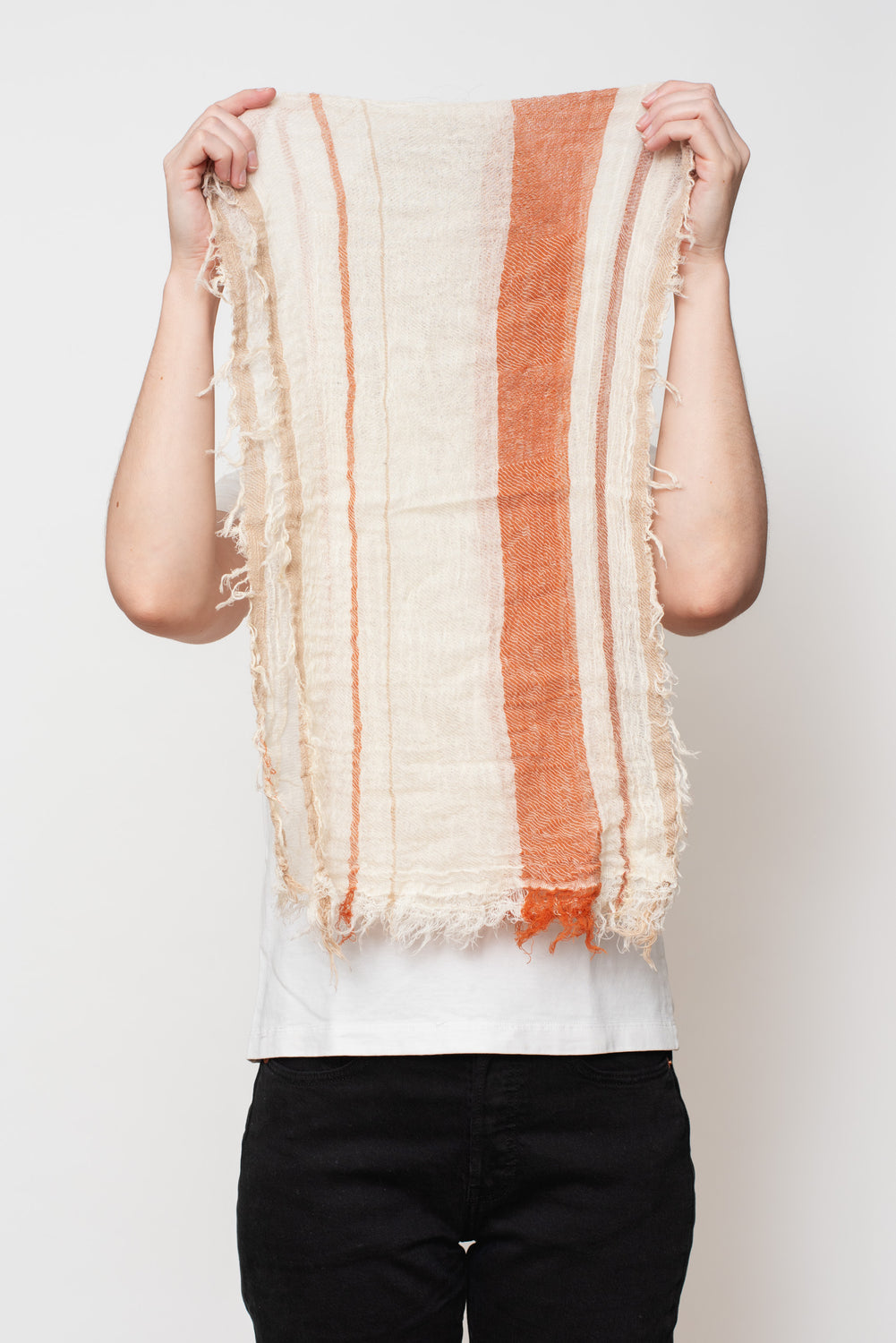 Woven Cotton Small Shawl 04