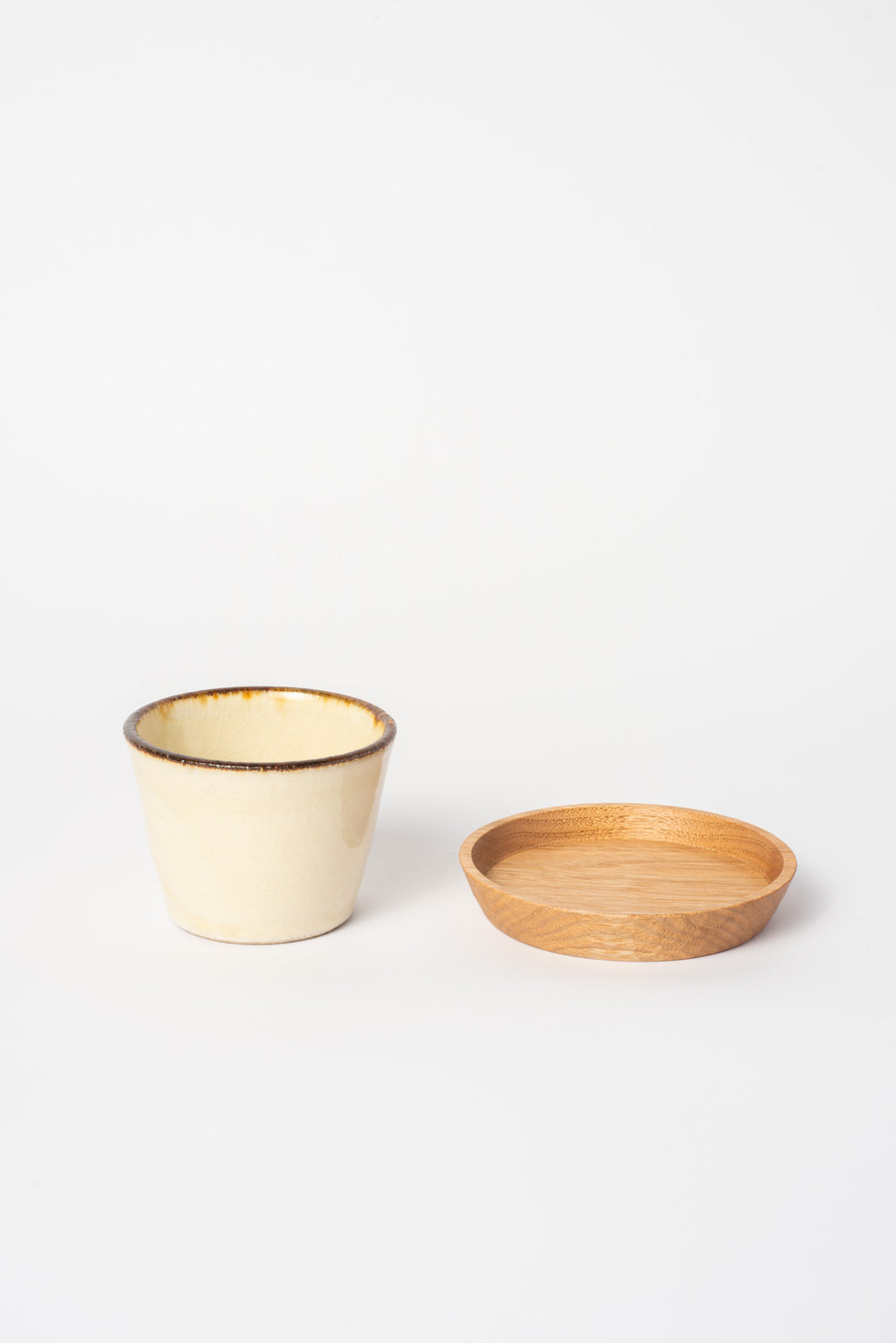 Round Coaster Japanese Walnut