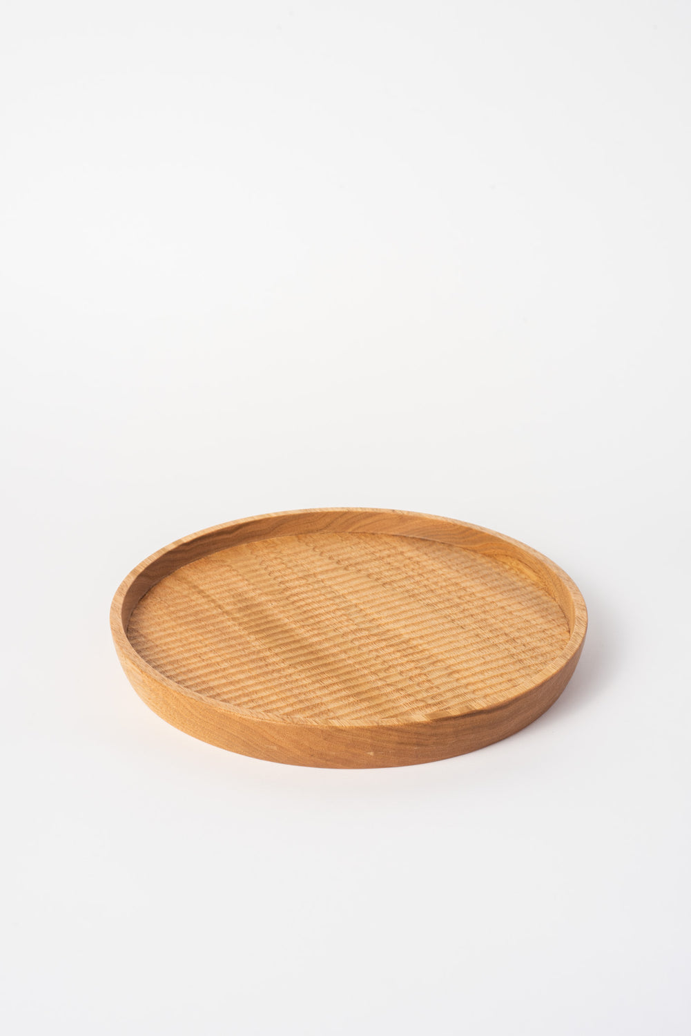 Round Tray Japanese Walnut 21cm