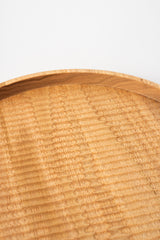 Round Tray Japanese Walnut 21cm