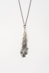 Silver Necklace with Chains