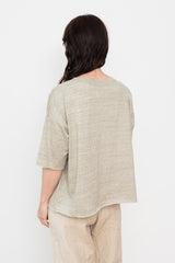 Undyed Cotton Pullover Gray