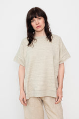 Undyed Cotton Fleece Pullover Gray