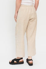 Color Linen Pants Natural