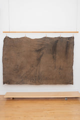 Large Hand Dyed Linen Fabric