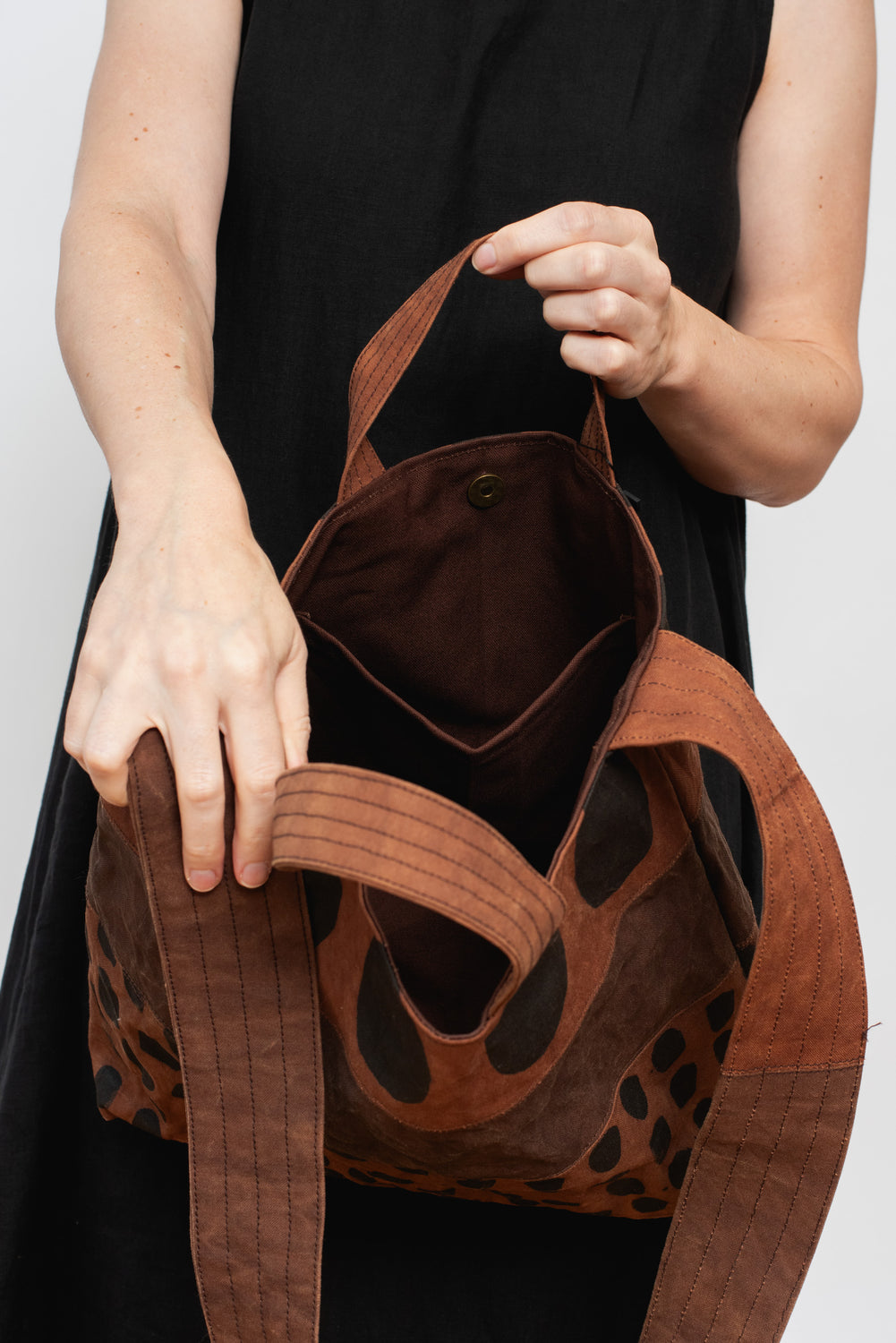 Persimmon Dyed Two Way Bag A