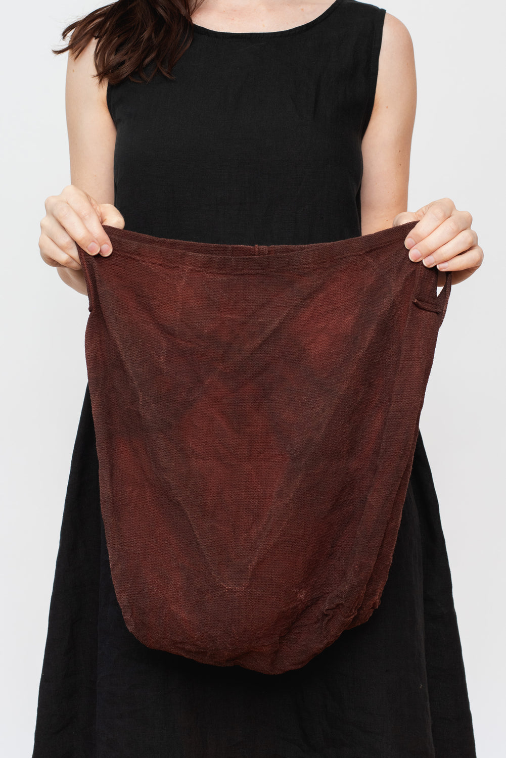 Kakishibu and Akane Dyed Shoulder Bag