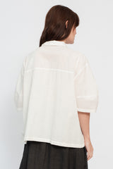Panama Stripe Shawl Collar Shirt