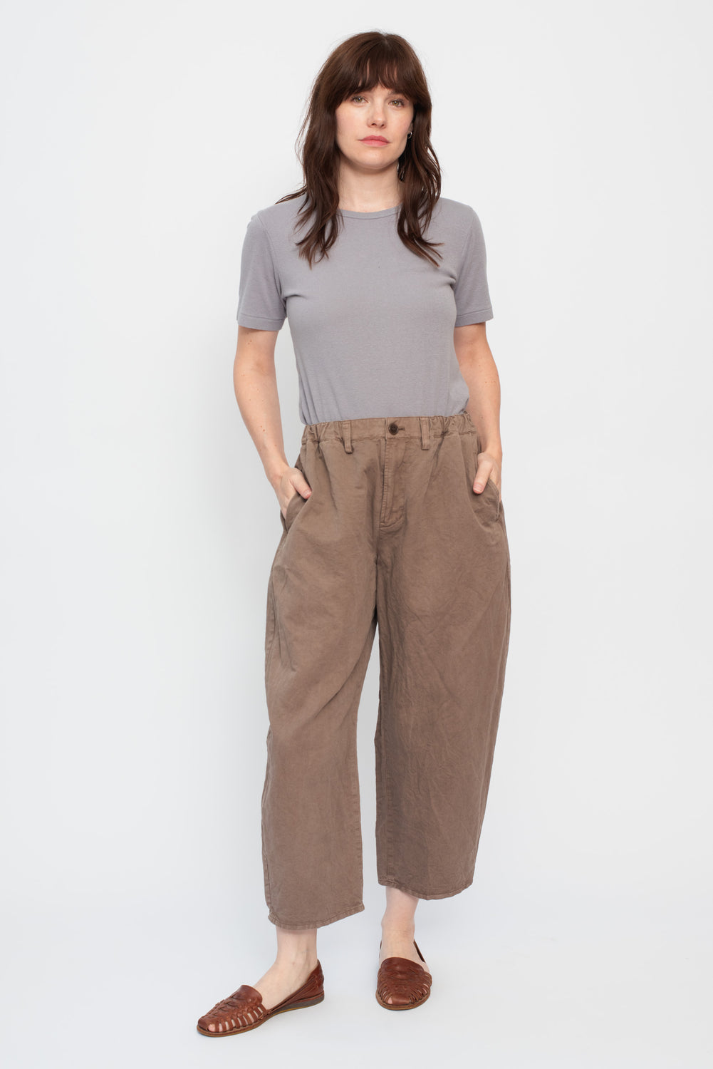 Darts Linen and Cotton Pants