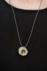 Shell and Pearl Pendant Necklace