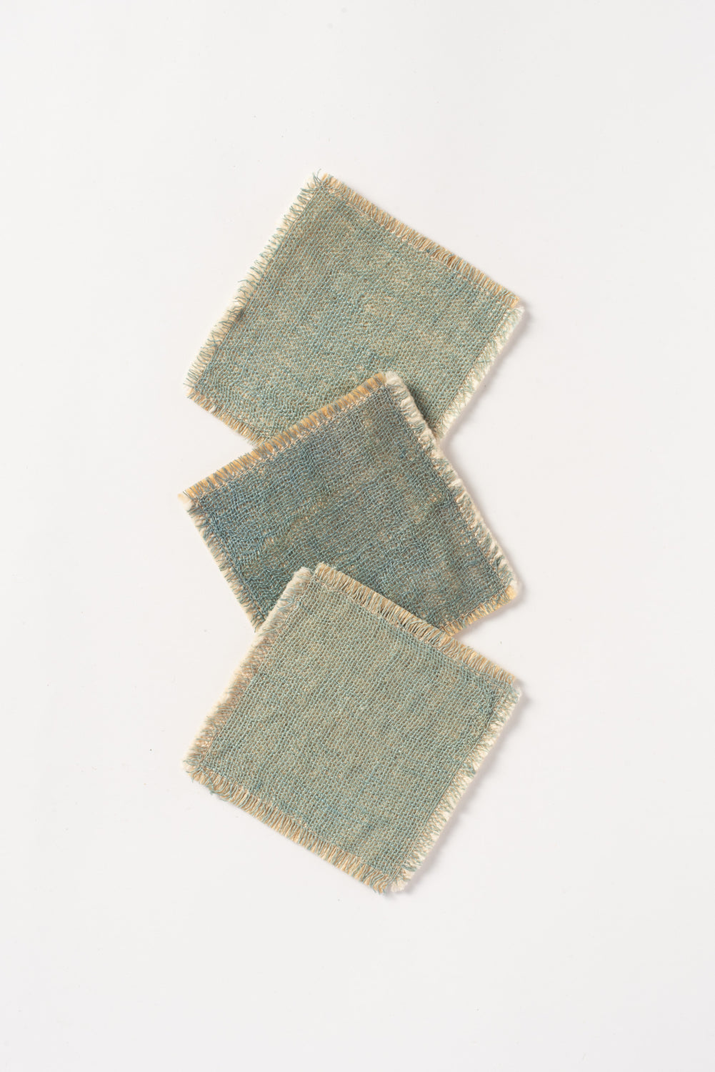 Coaster Set of Three Blue