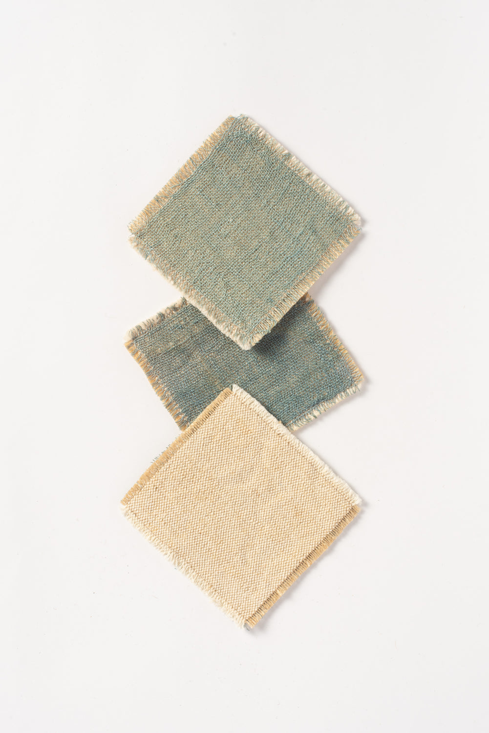 Coaster Set of Three Blue