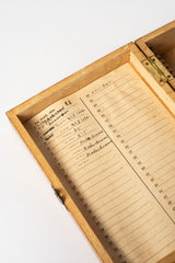 Vintage Japanese Slide Storage Box