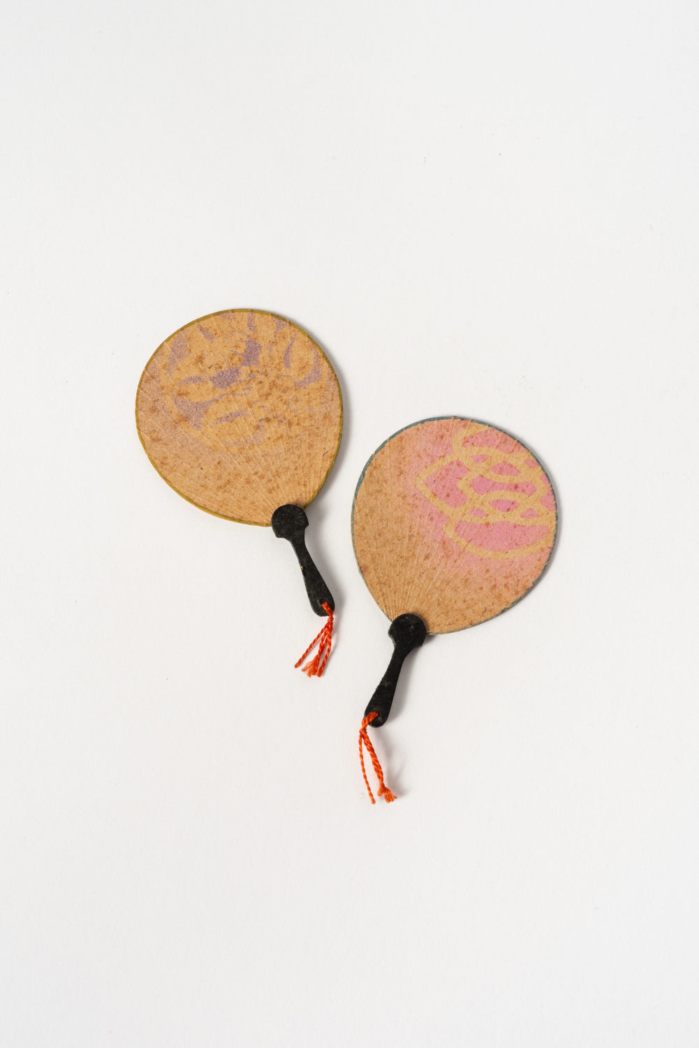 Vintage Japanese Miniature Uchiwa Hand Fans