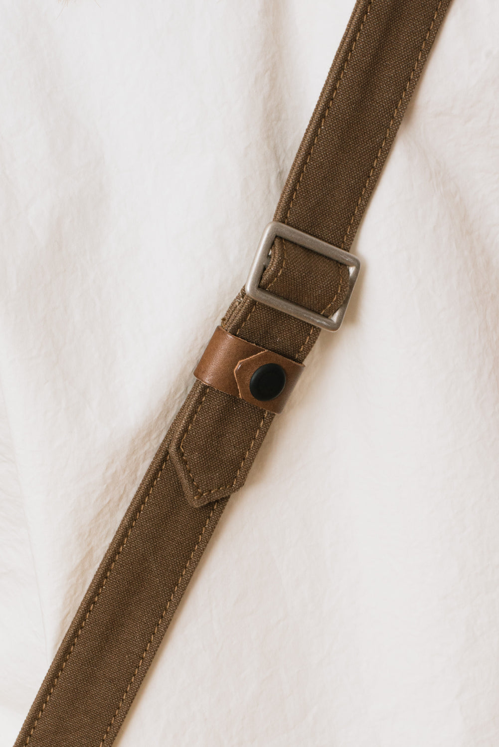 Canvas Messenger Bag Medium Khaki