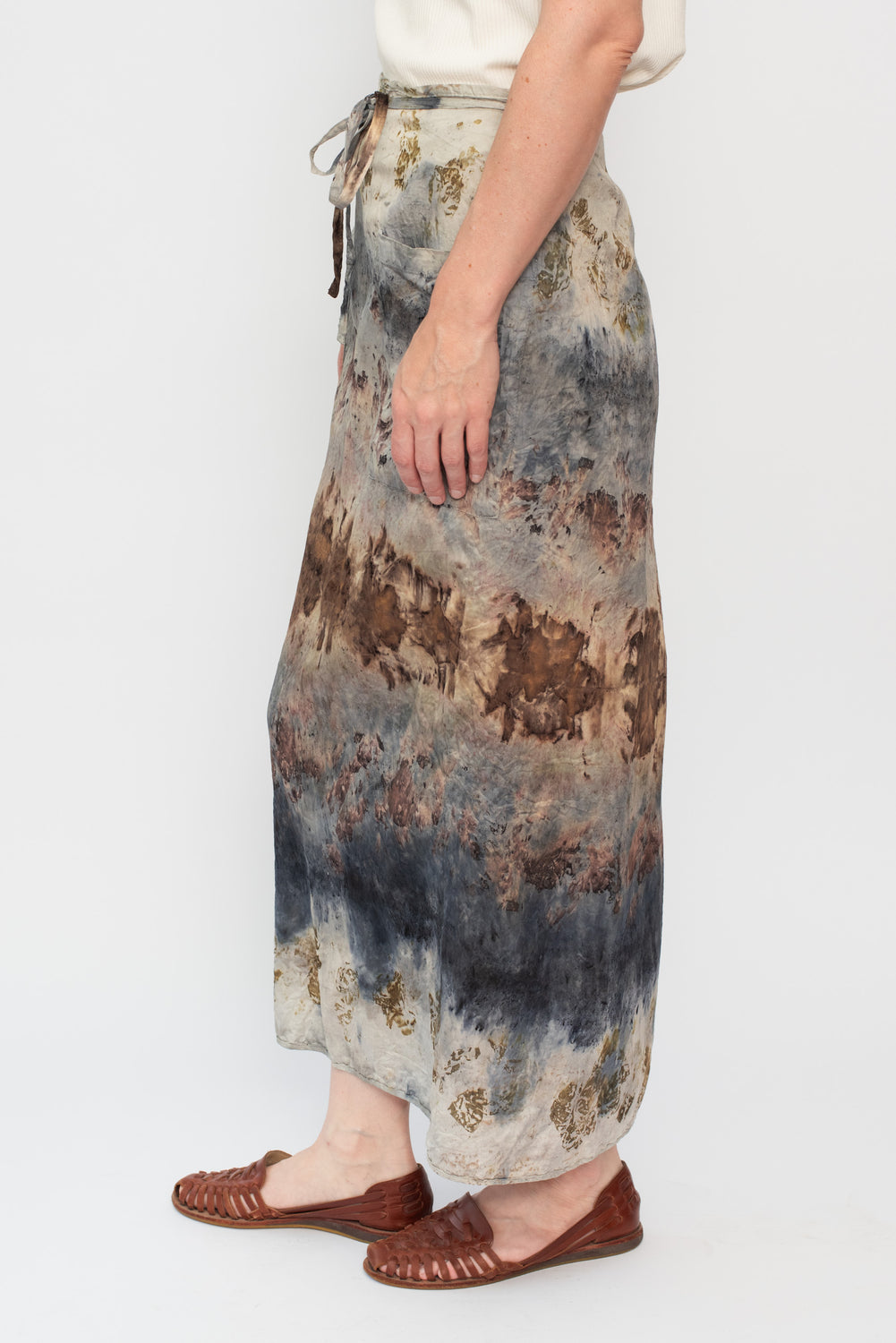 Simple Wrap Skirt, Botanical Dye