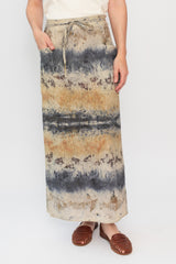 Simple Wrap Skirt, Botanical Dye