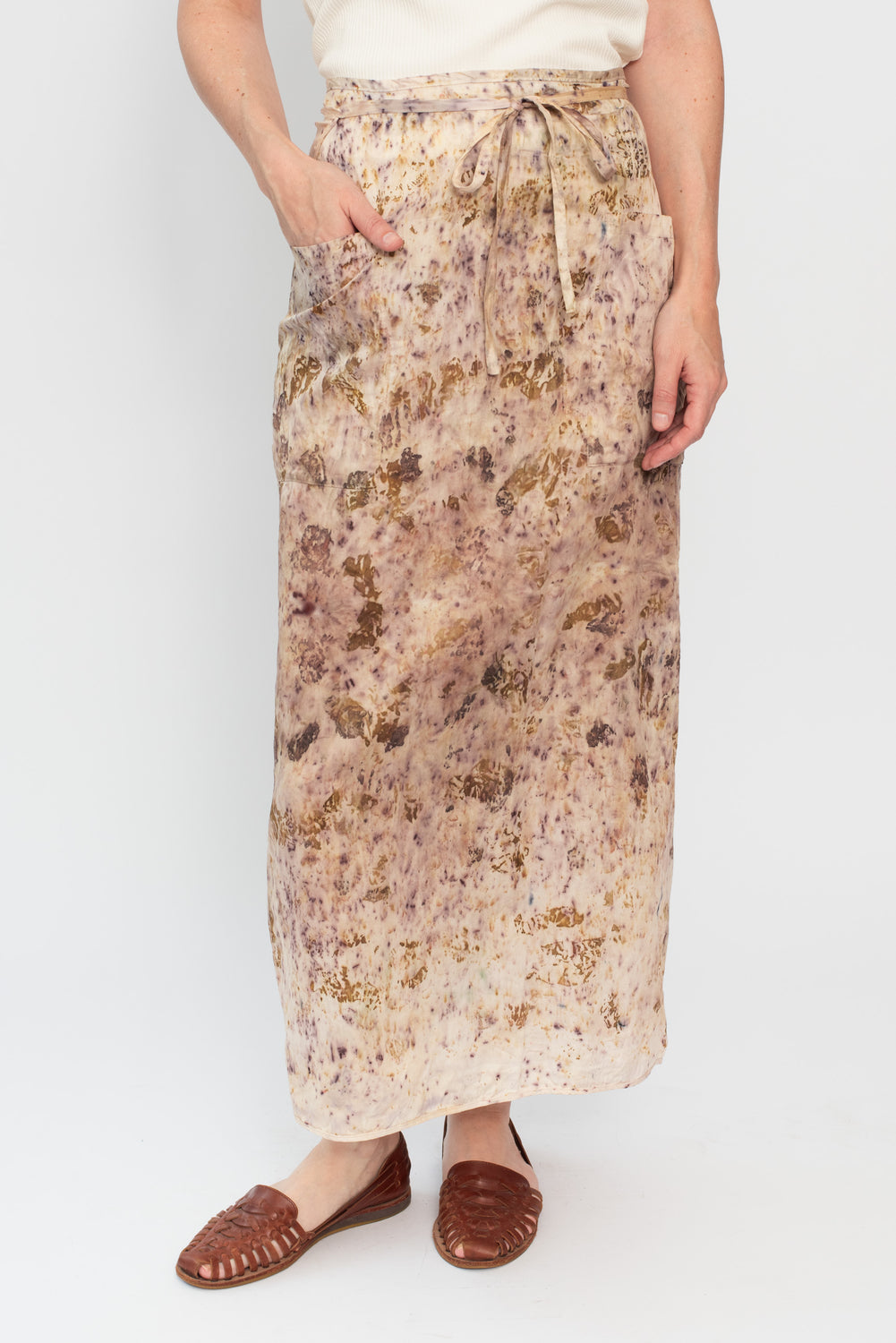 Simple Wrap Skirt, Botanical Dye
