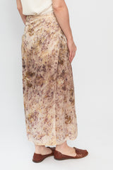 Simple Wrap Skirt, Botanical Dye
