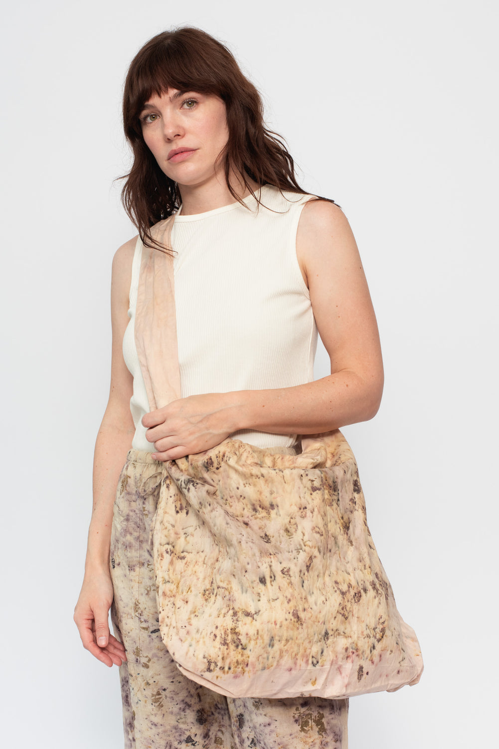 Large Botanical Dyed Bag