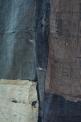 Antique Japanese Boro Textile Late 19th to Early 20th Century (c. 1880–1910)