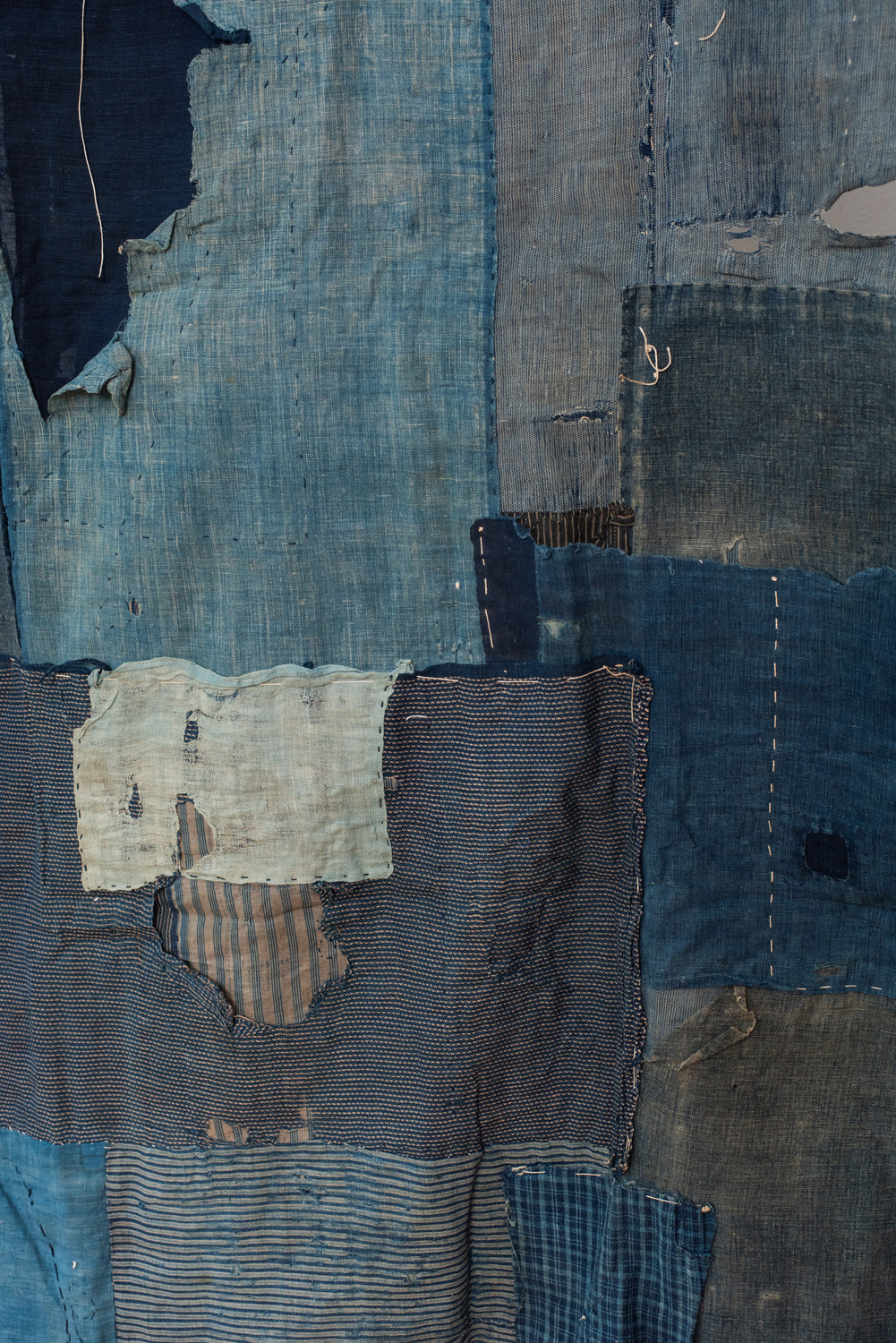 Antique Japanese Boro Textile Late 19th to Early 20th Century (c. 1880–1910)