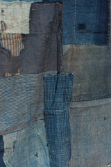 Antique Japanese Boro Textile Late 19th to Early 20th Century (c. 1880–1910)