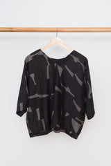 Cotton and Silk Top Abstract