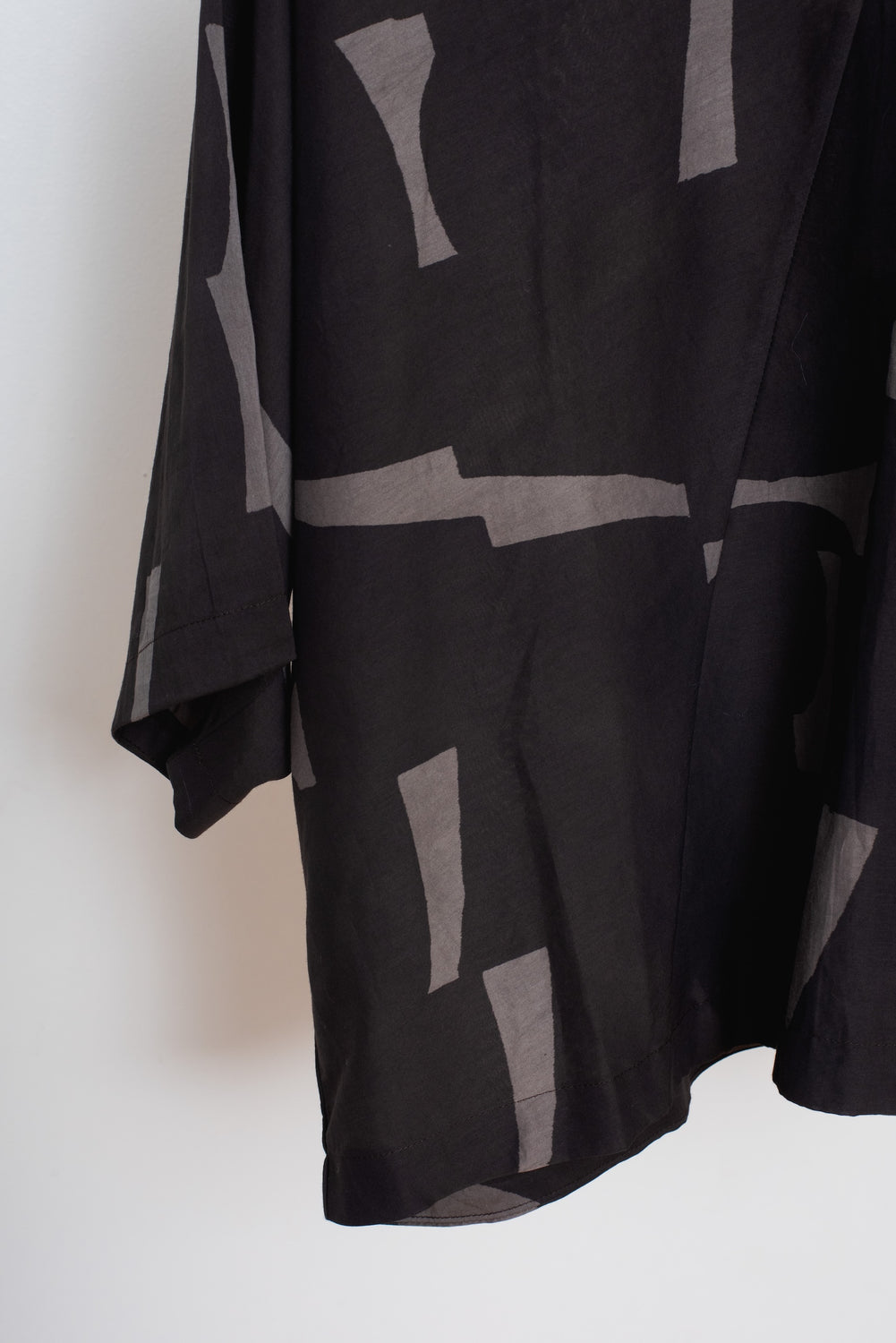 Cotton and Silk Top Abstract