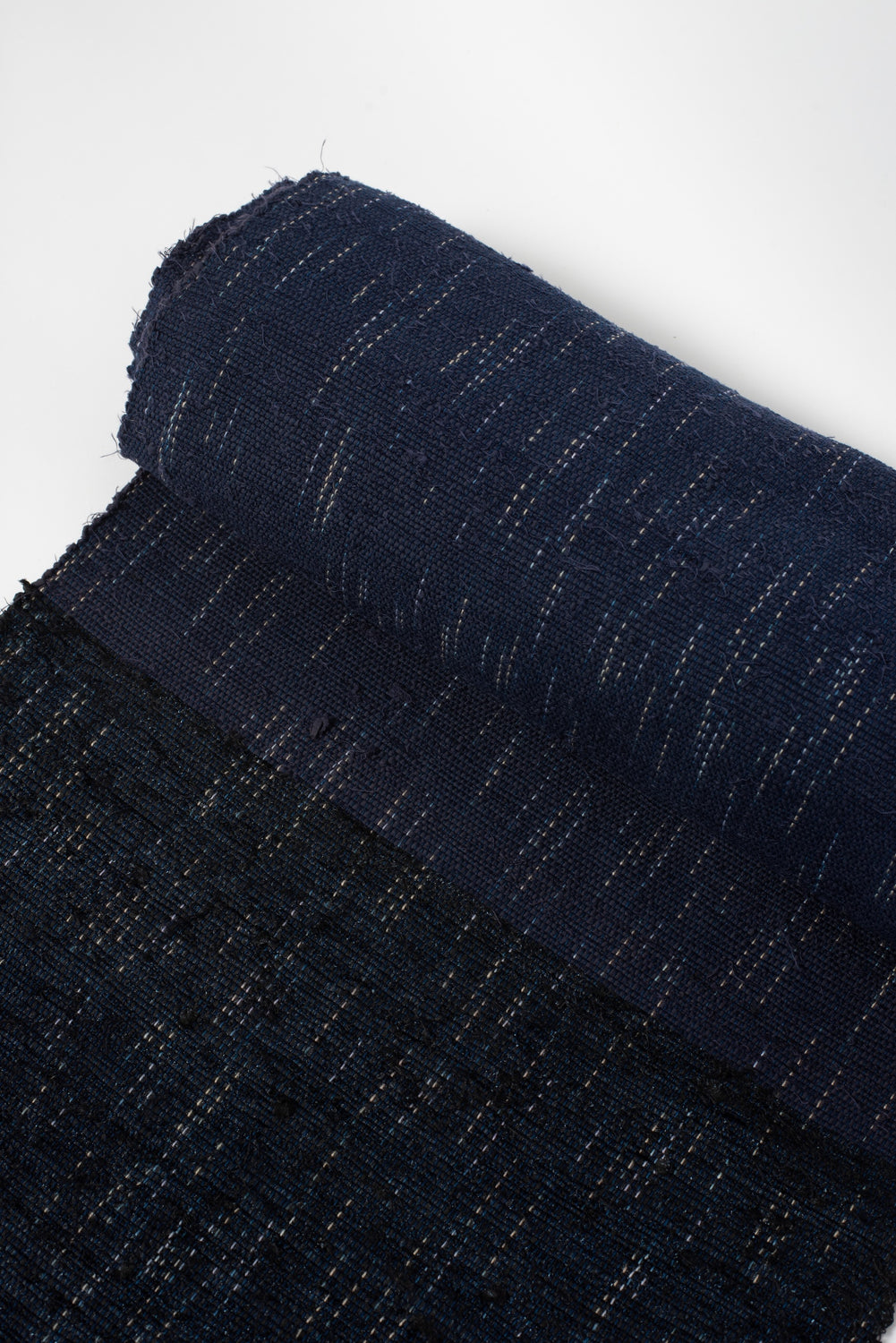 Vintage Japanese Indigo Kasuri Cotton Textile