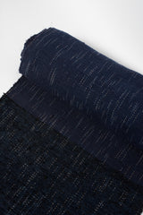 Vintage Japanese Indigo Kasuri Cotton Textile