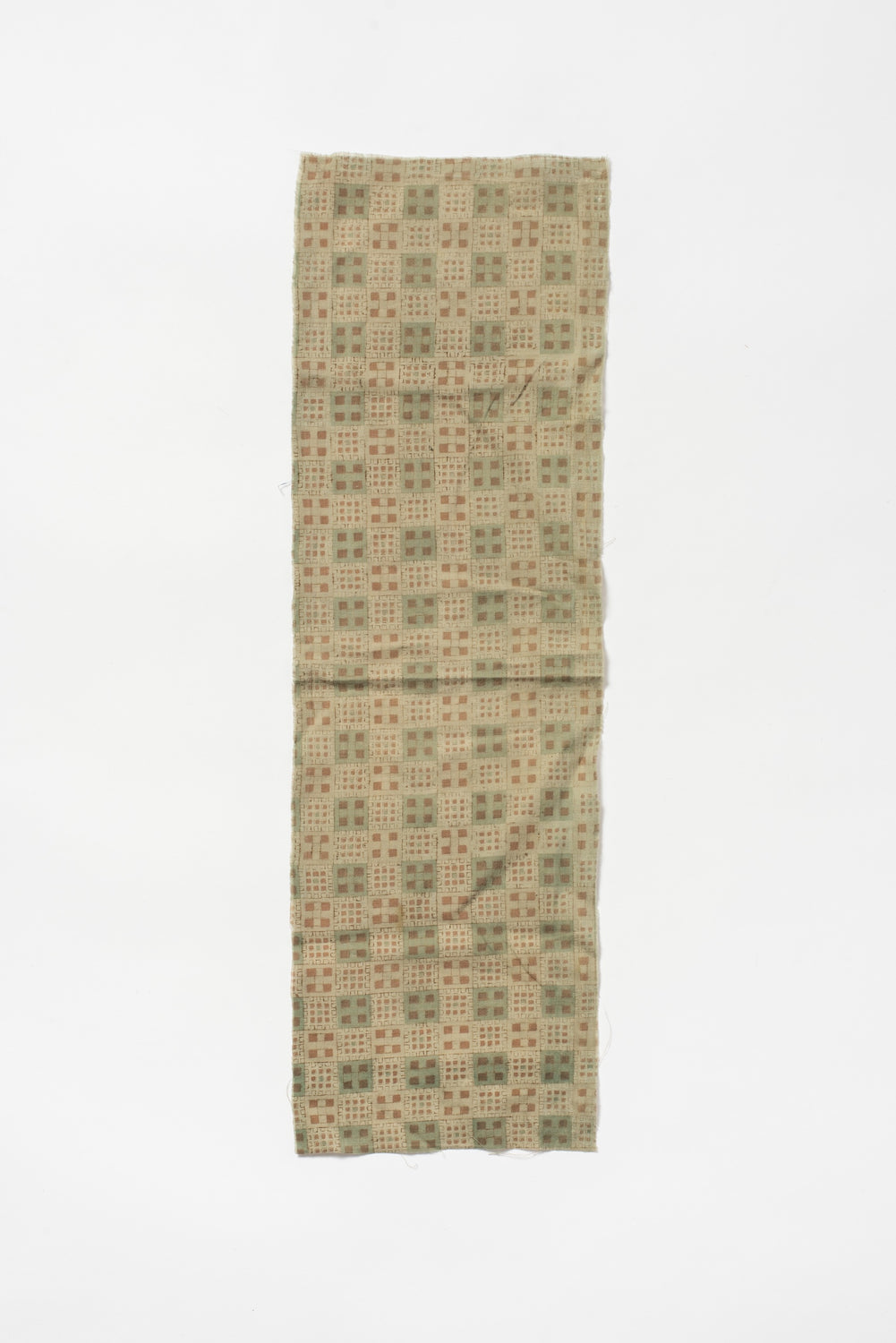 Vintage Japanese Kasuri Cotton Textile Remnant
