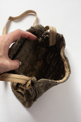 Vintage Japanese Handwoven Shoulder Bag
