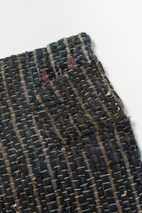 Vintage Japanese Boro Sashiko Textile | Hand-Stitched Cotton Zōkin