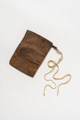 Vintage Japanese Small Bag Kakishibu Dye