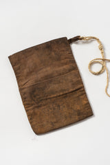 Vintage Japanese Small Bag Kakishibu Dye