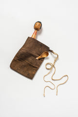 Vintage Japanese Small Bag Kakishibu Dye