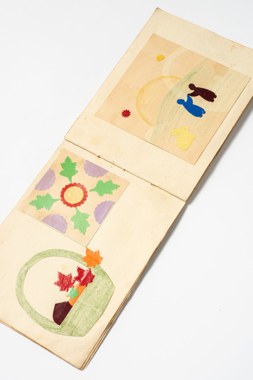 Vintage Japanese Child's Origami Scrapbook